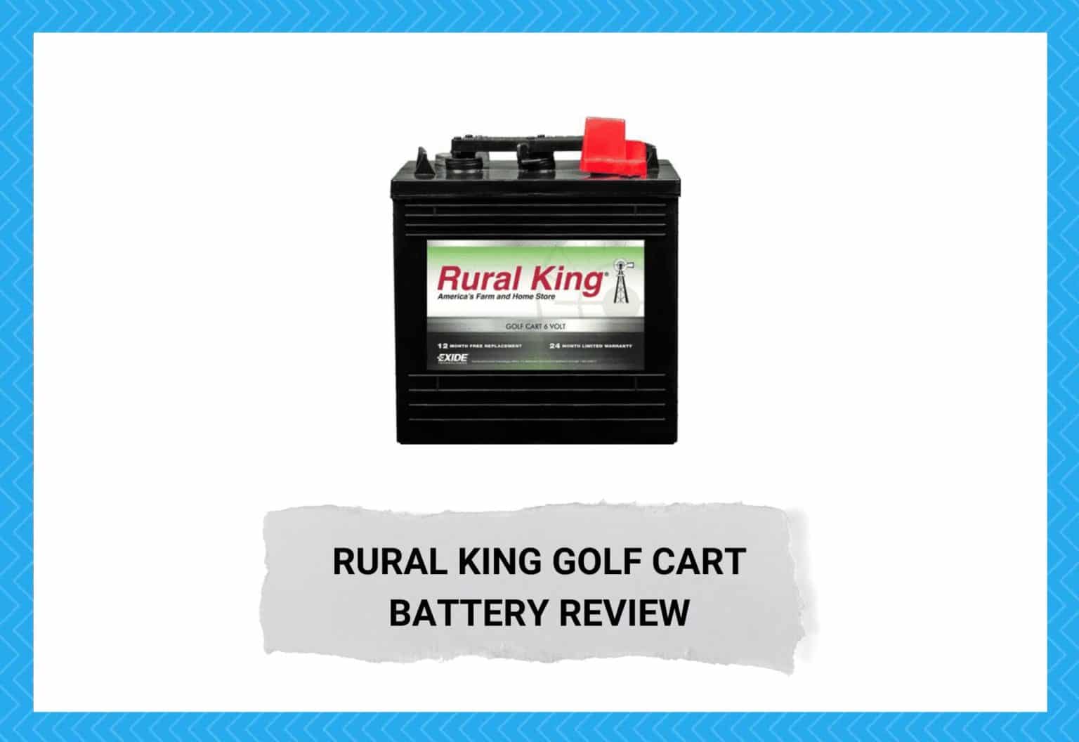 Rural King Golf Cart Battery Review Camper Upgrade