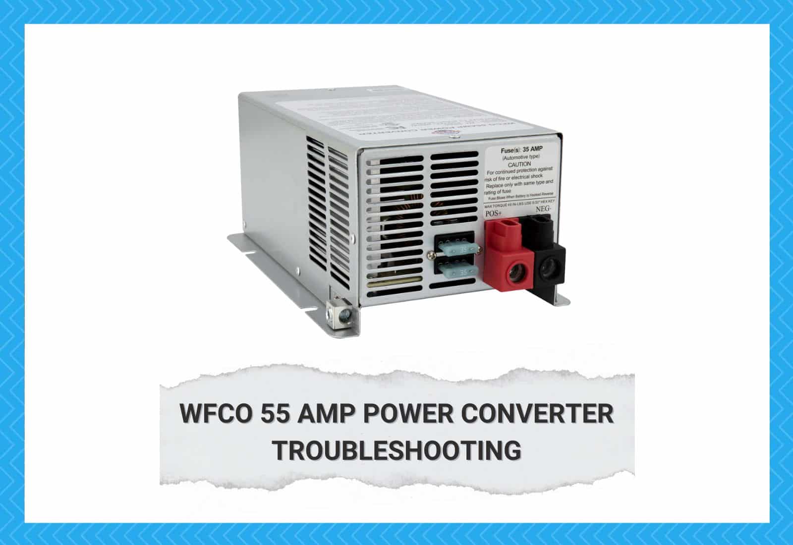 WFCO 55 AMP Power Converter Troubleshooting