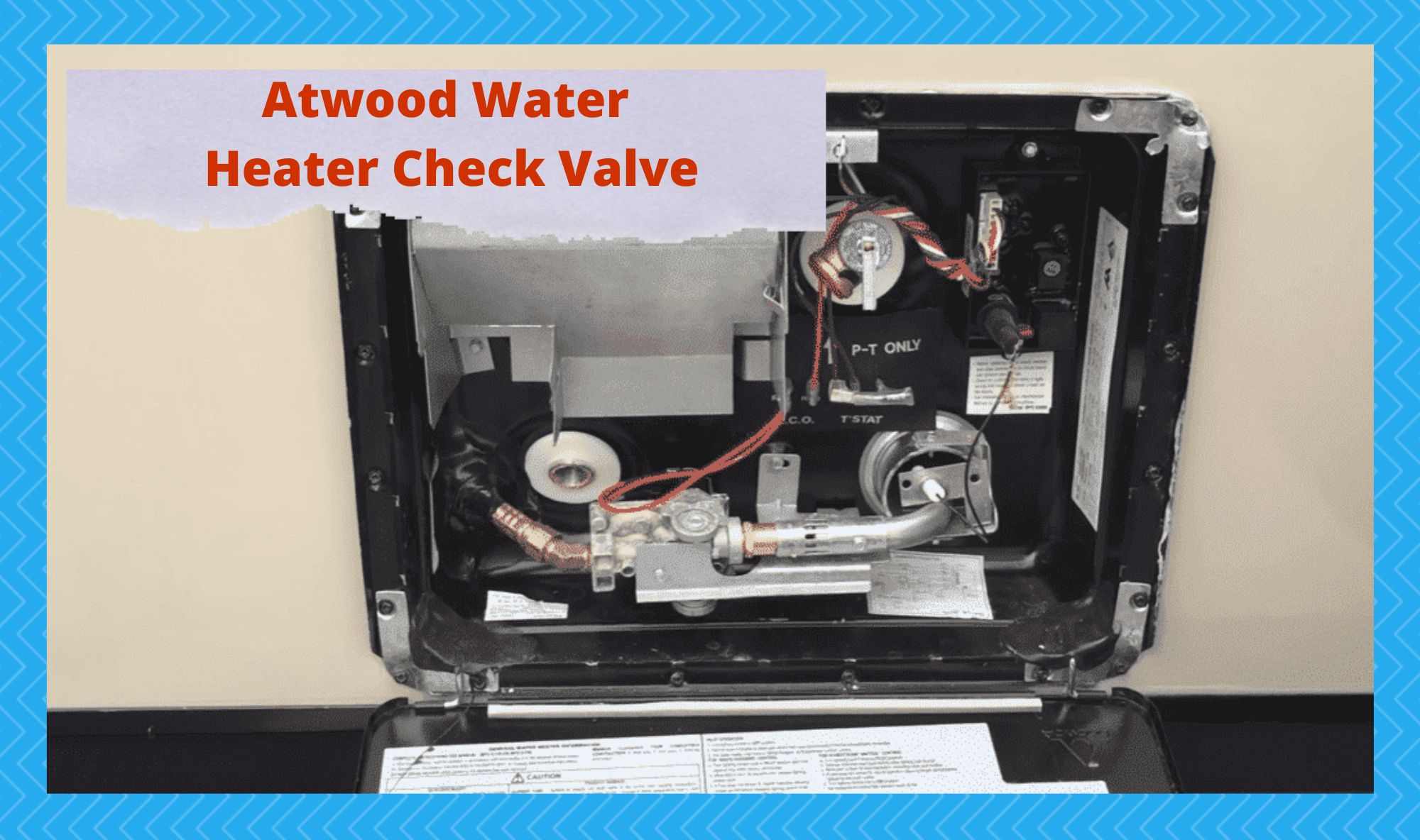 atwood water heater check valve