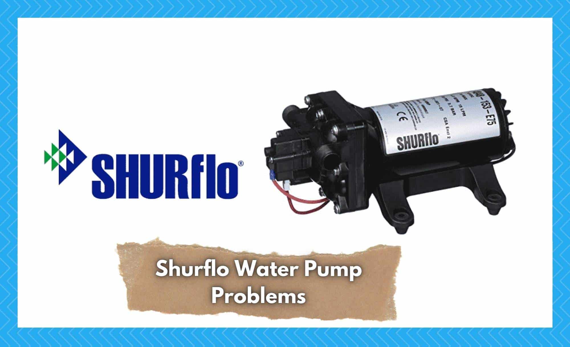 shurflo water pump problems