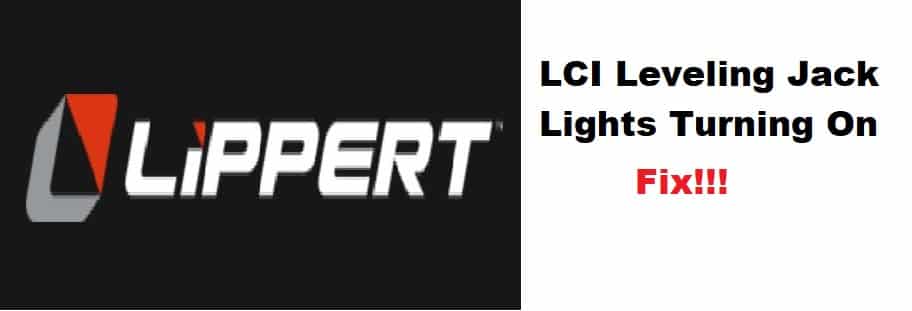 lci electronic leveling all lights flashing