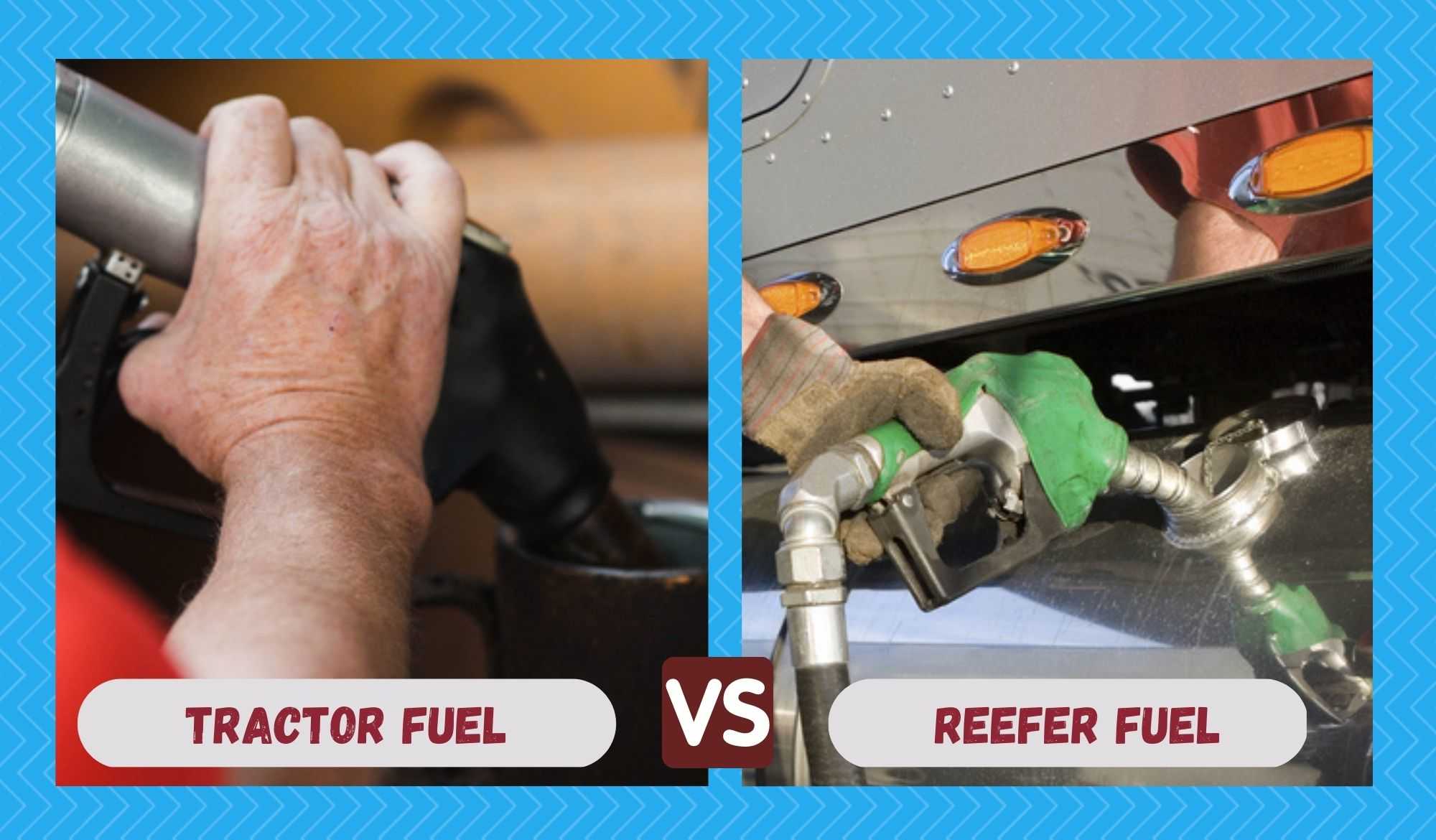 tractor fuel vs reefer fuel