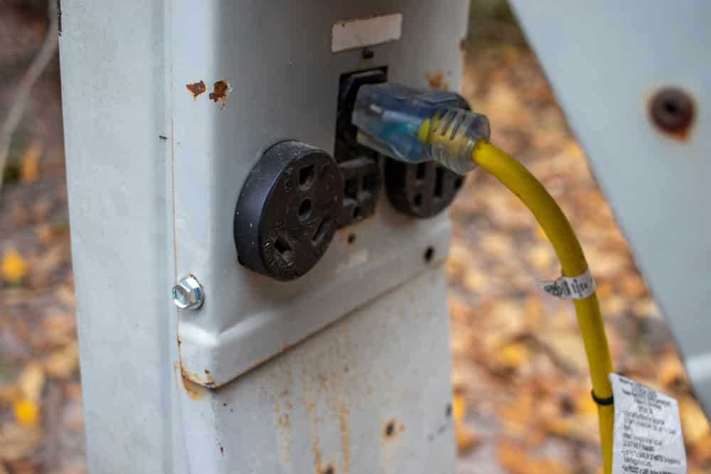 how to keep rv surge protector from getting stolen