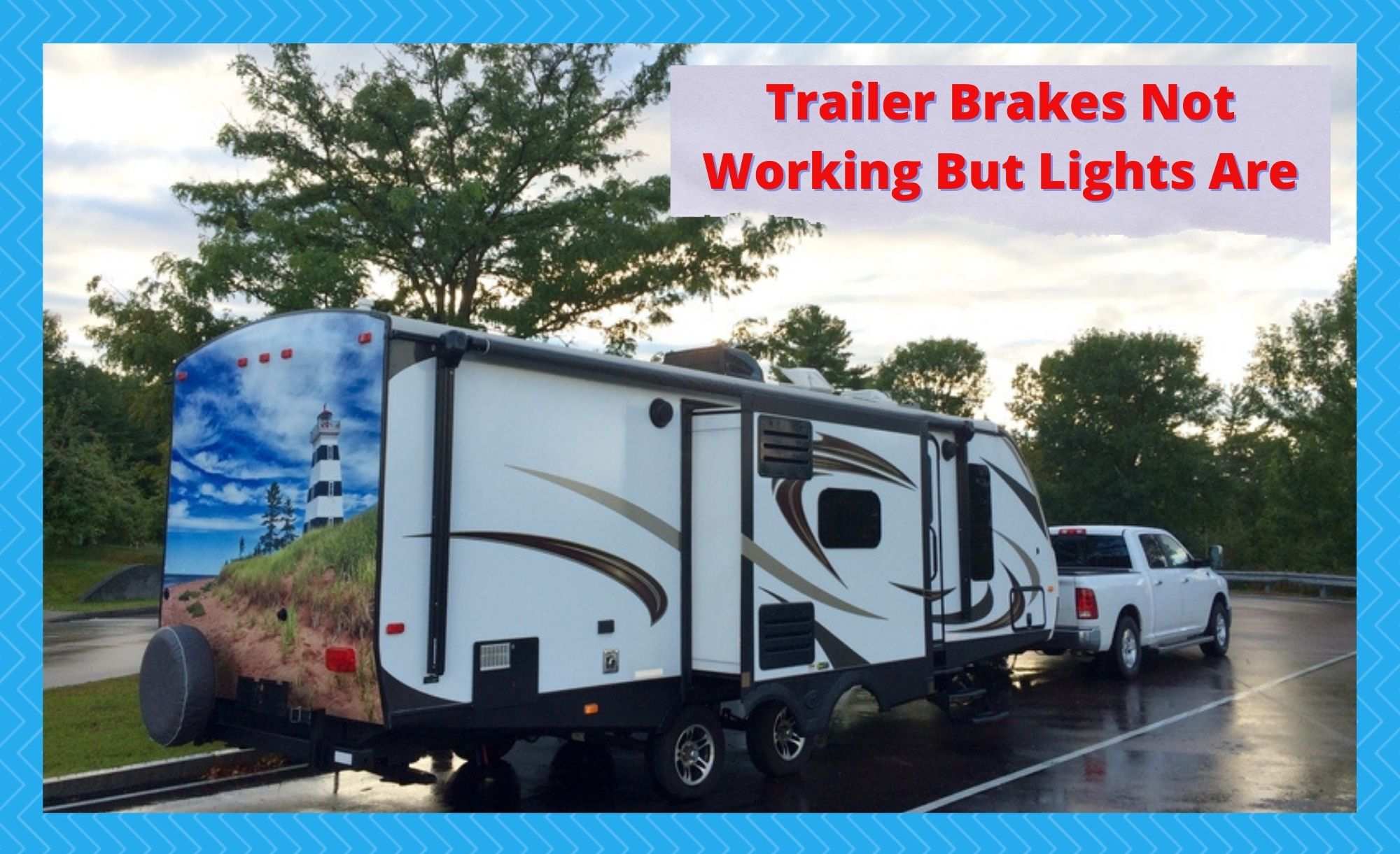 trailer brakes not working but lights are