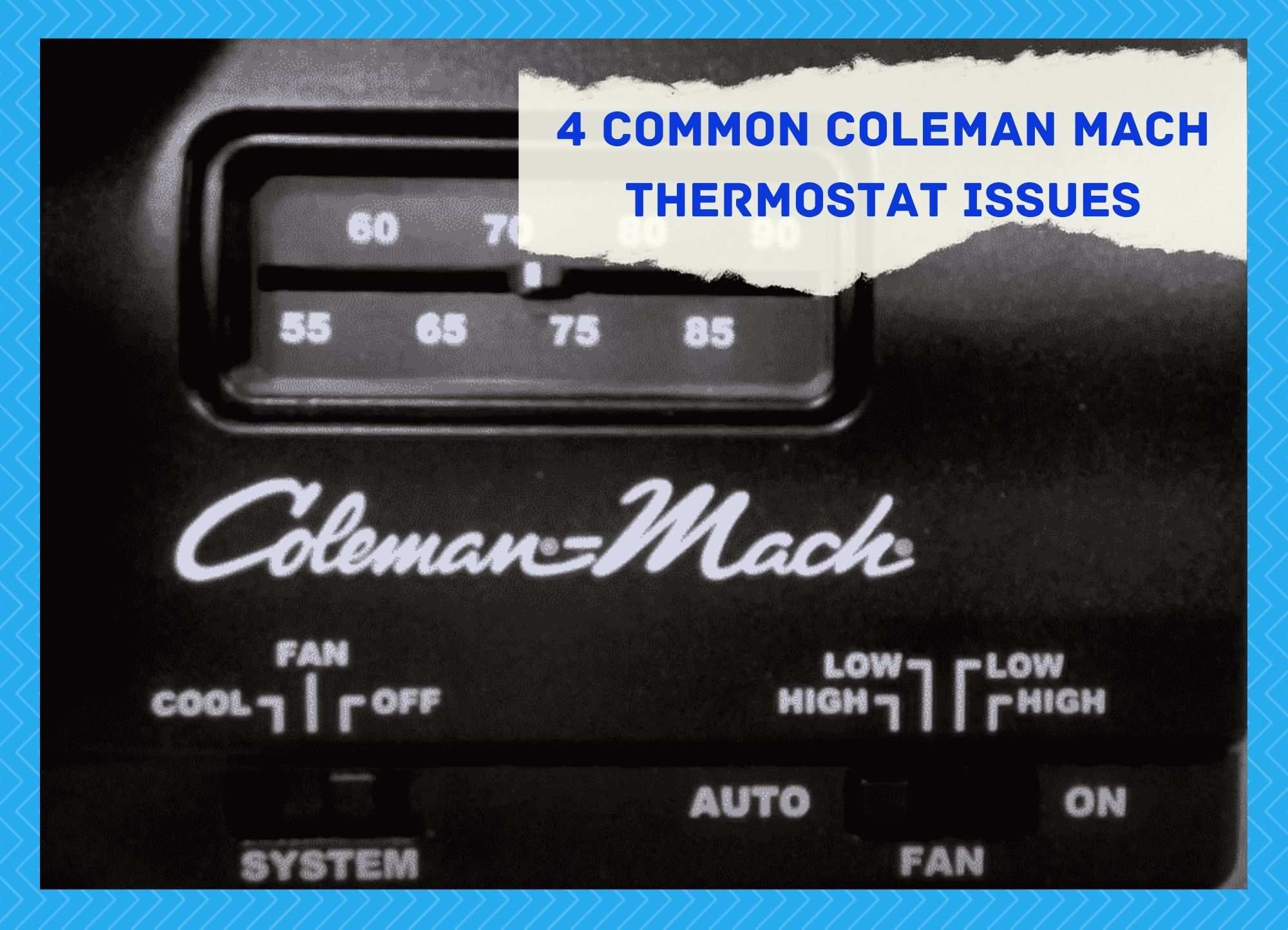 coleman mach thermostat issues