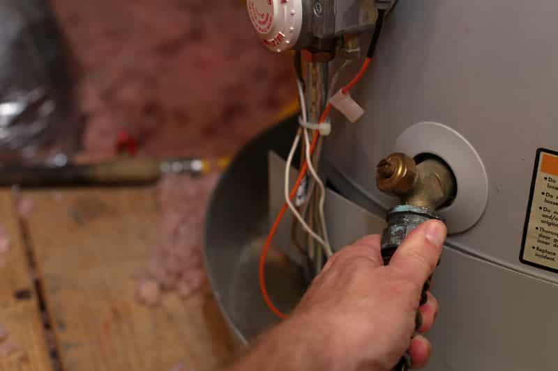 rv water heater fires up then goes out