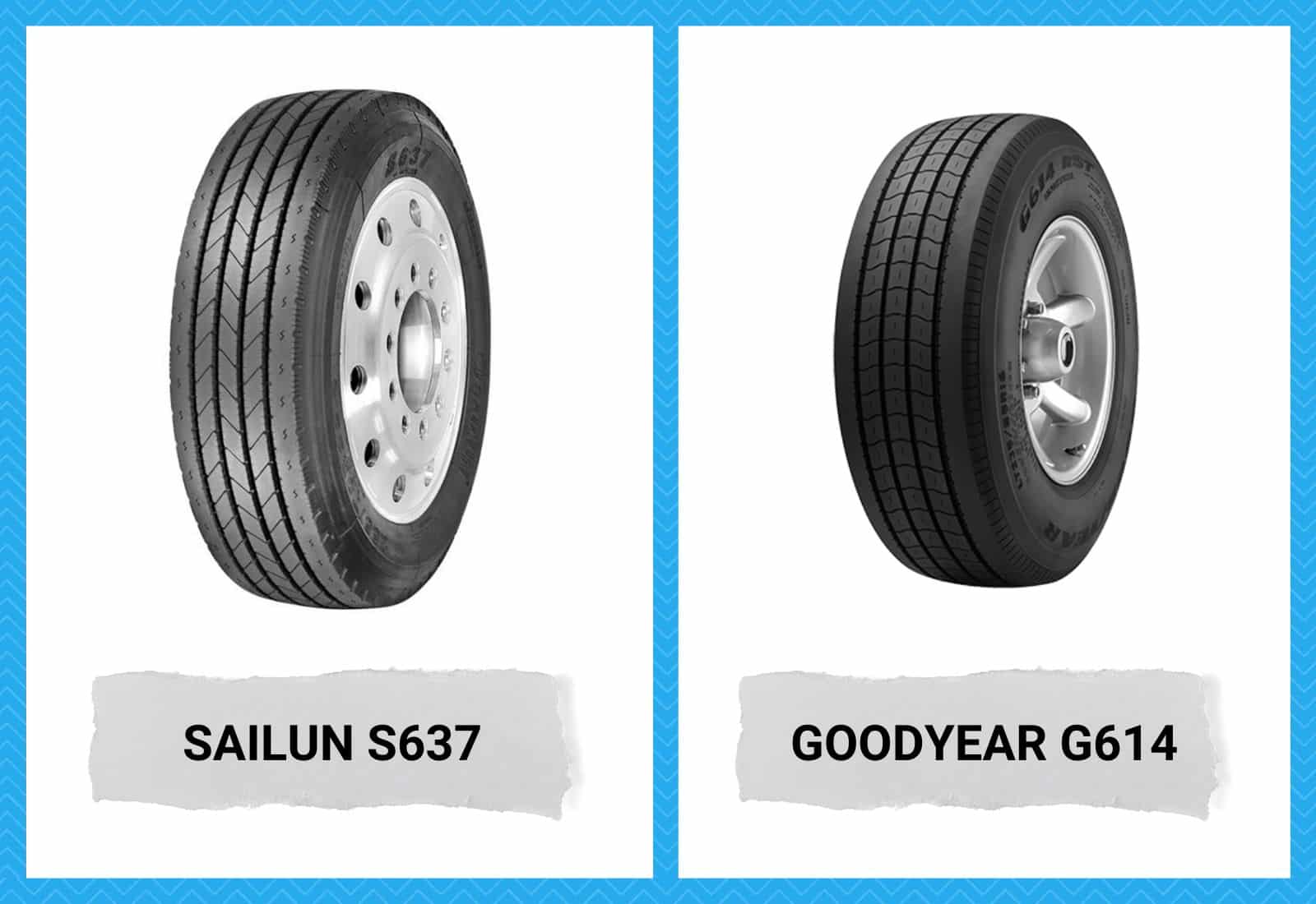 Sailun S637 vs Goodyear G614