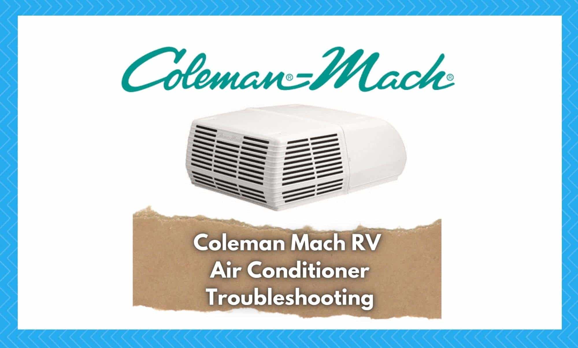coleman mach rv air conditioner troubleshooting