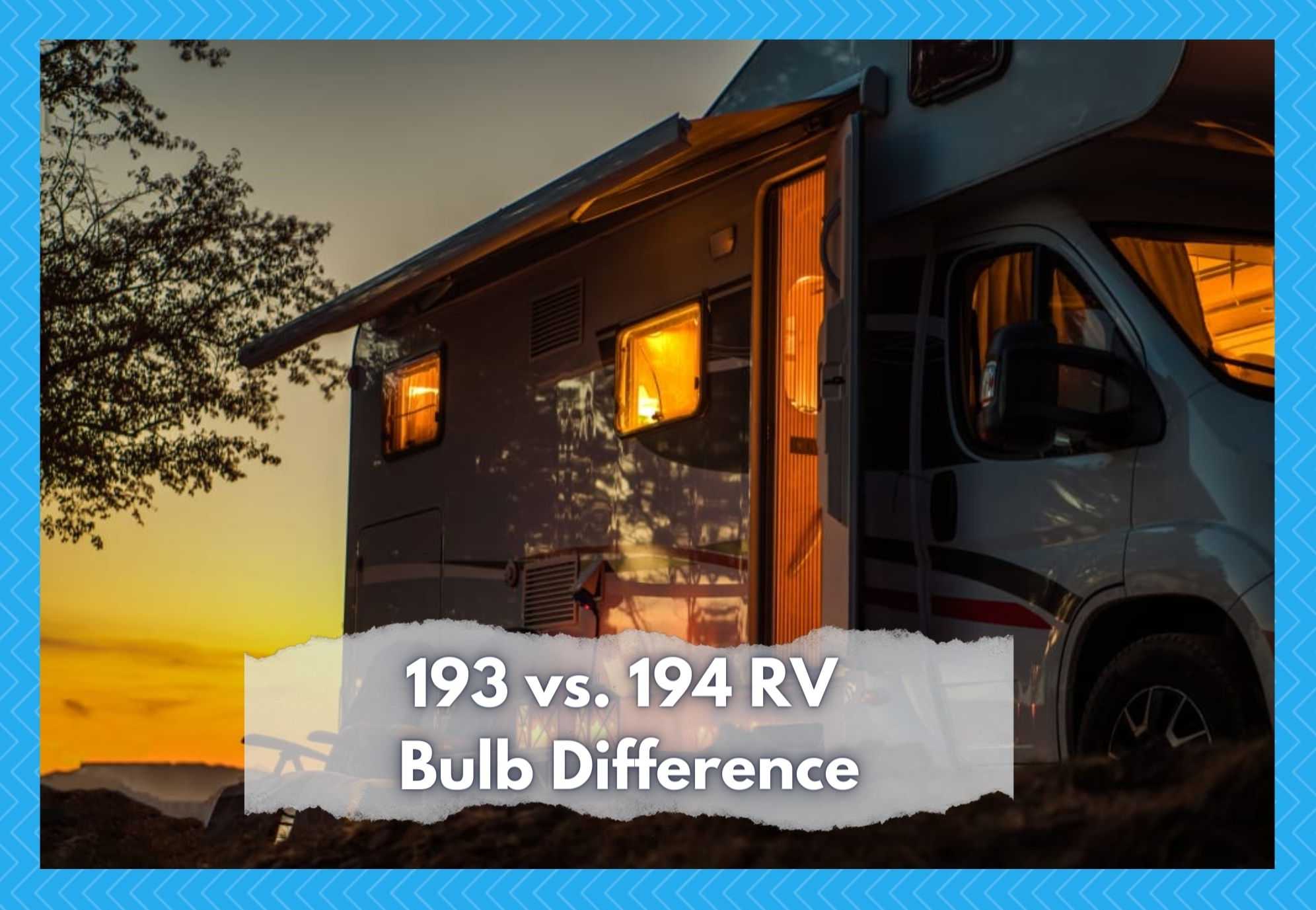 difference between 193 and 194 rv bulb