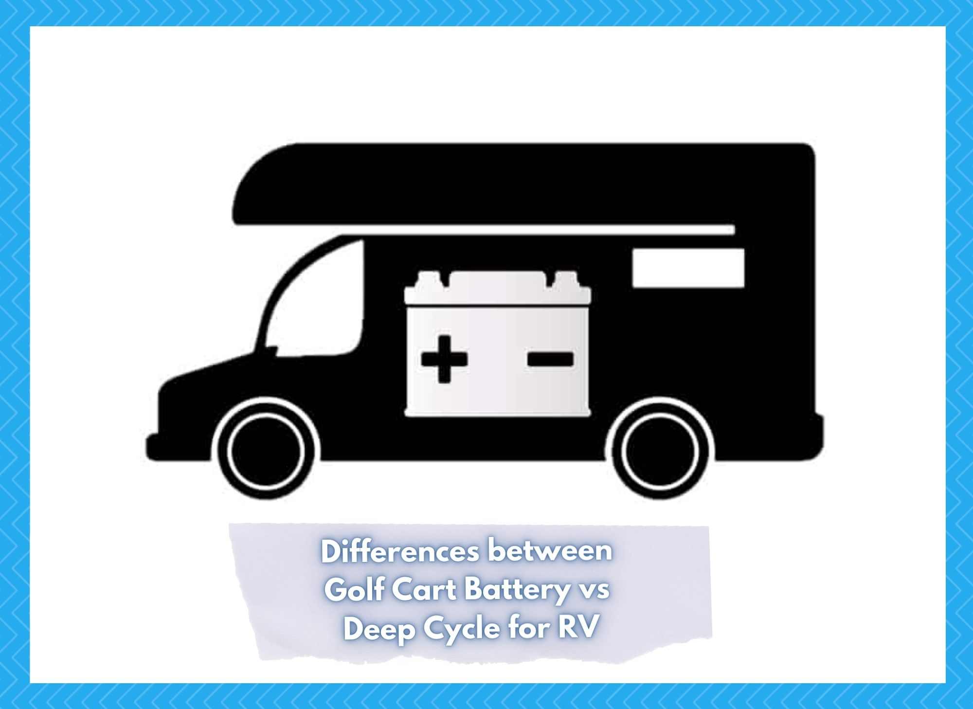 rv battery golf cart battery vs deep cycle