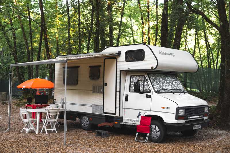 set up a table and chairs.