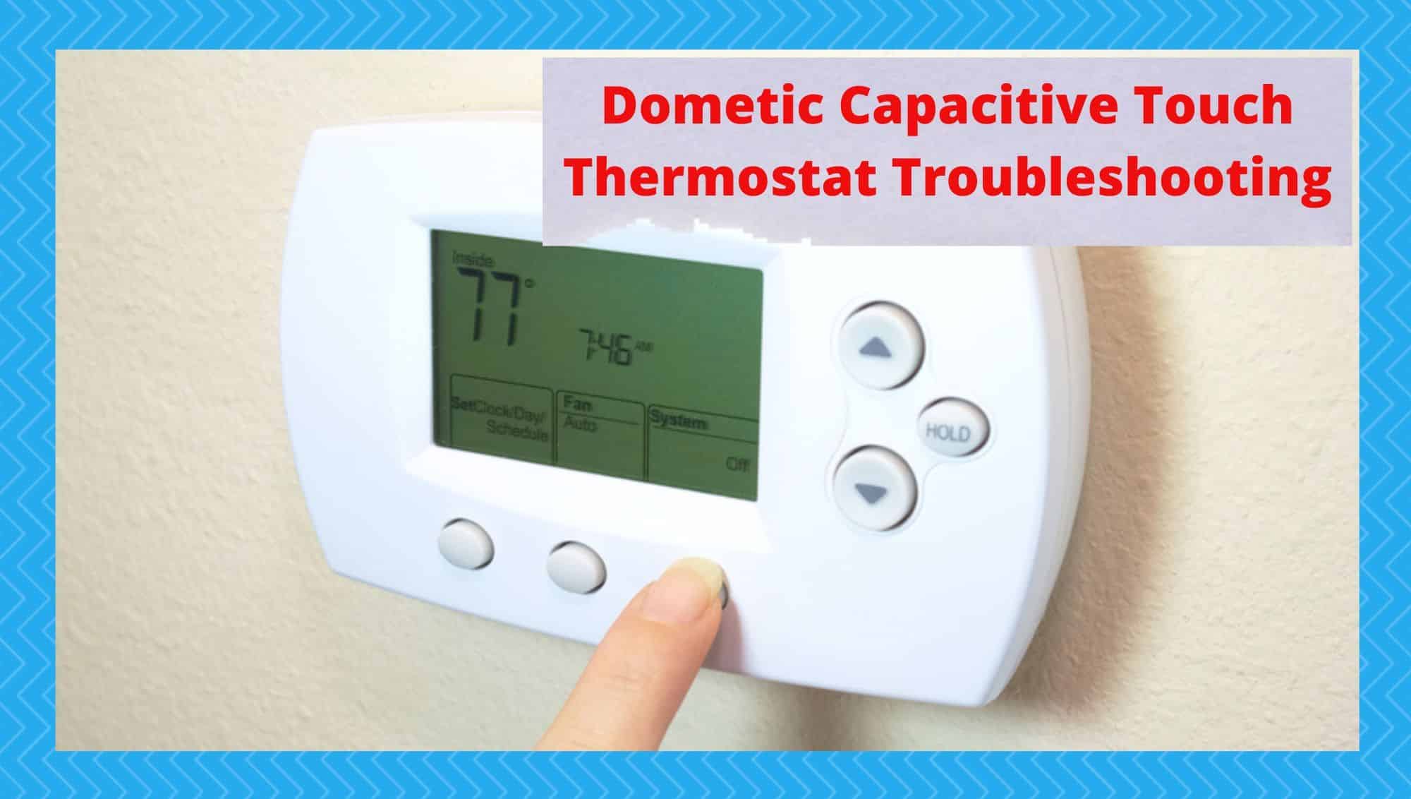 dometic capacitive touch thermostat troubleshooting