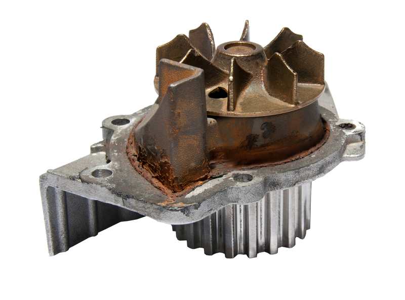 water pump is broken